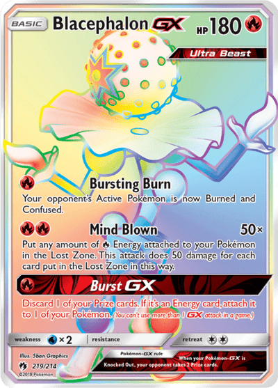 Blacephalon GX 219/214 - Lost Thunder (LOT) LP