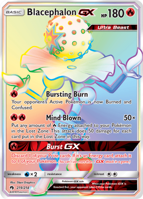Blacephalon GX 219/214 - Lost Thunder (LOT) LP