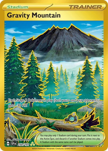 Gravity Mountain 250/191 - Surging Sparks (SSP) NM