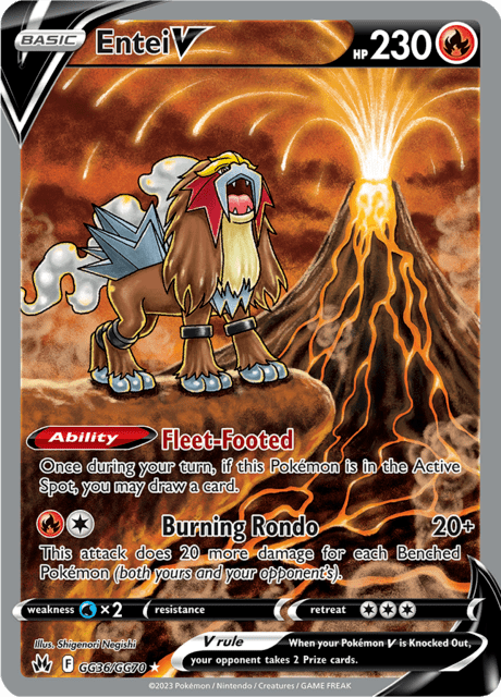 Entei V gg36/gg70 - Crown Zenith (CRZ) NM