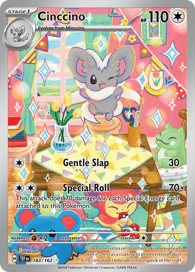 Cinccino 183/162 - Temporal Forces (TEF) NM
