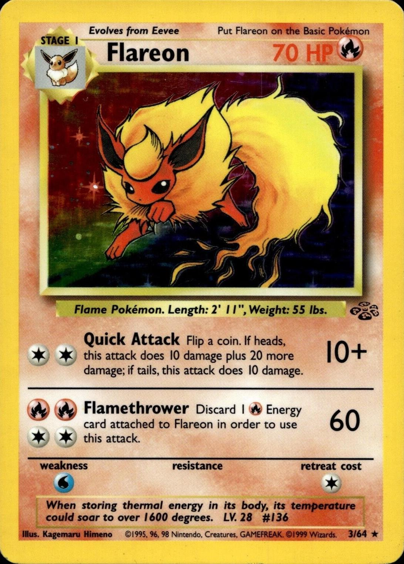 Flareon 3/64 - Jungle (JU) DMG