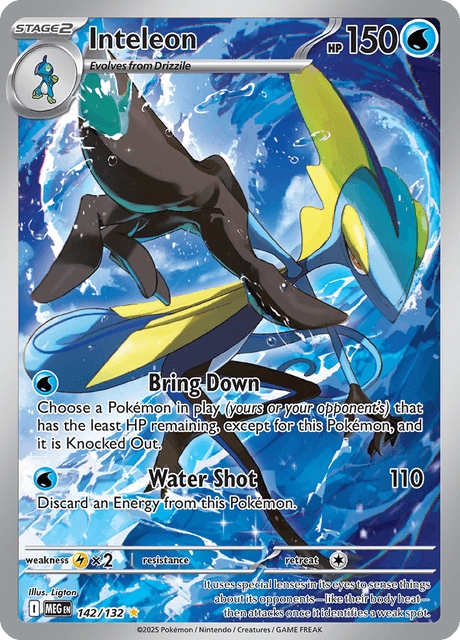 Inteleon 142/132 - Mega Evolution (MEG) NM