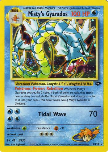Misty's Gyarados 13/132 - Gym Challenge (G2) HP