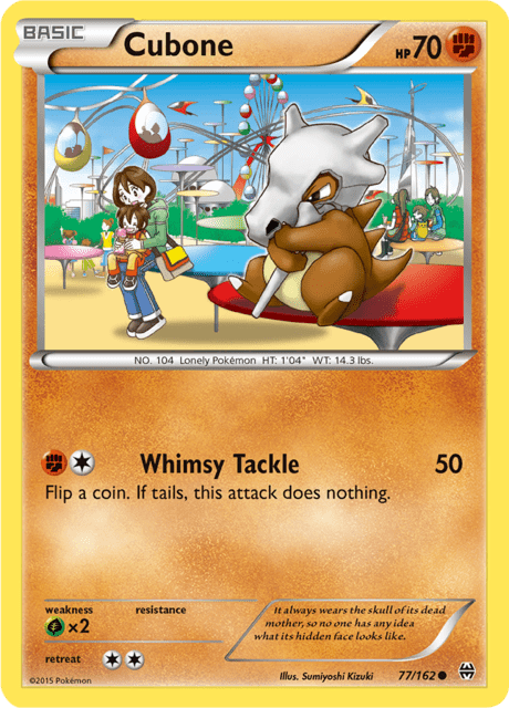 Cubone 77/162 [Reverse Holo] - BREAKthrough (BKT) NM