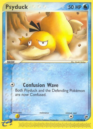 Psyduck 73/100 - Sandstorm (SS) NM
