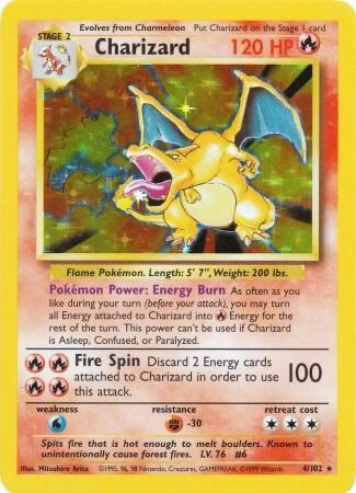 Charizard 4/102 - Base Set (BS) MP