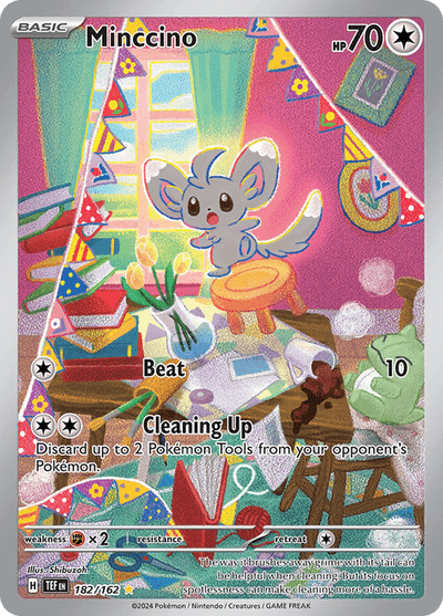 Minccino 182/162 - Temporal Forces (TEF) NM