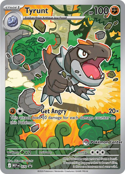 Tyrunt 70/ [Pokemon Center] - Promo (MEP) NM