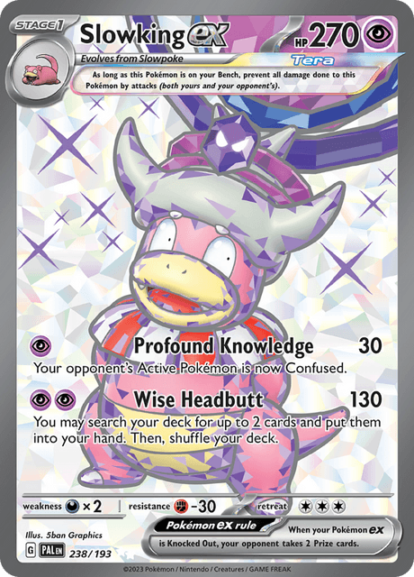Slowking ex 238/193 - Paldea Evolved (PAL) NM