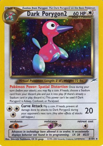 Dark Porygon2 8/105 - Neo Destiny (N4) DMG