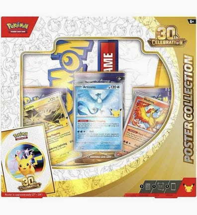 Pokemon: 30th Celebration - Poster Collection (PREORDER Releases 9/16 Limit 1 PP)