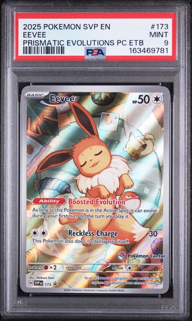 Eevee 173/ [Pokemon Center] - Promo (SVP) PSA 9