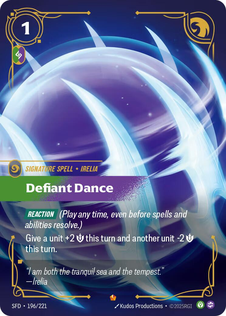 Defiant Dance #196 - Spiritforged NM