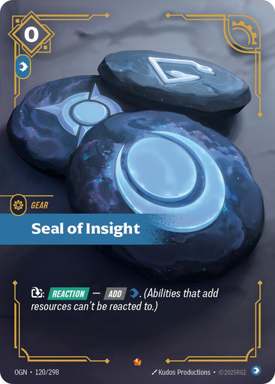 Seal of Insight #120/298 - Origins NM