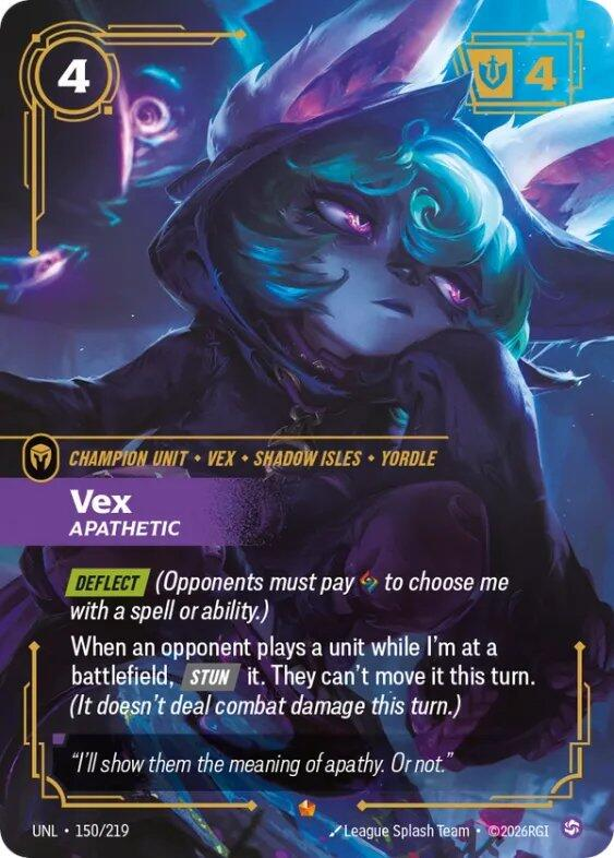 Vex - Apathetic #150/219 - Unleashed NM
