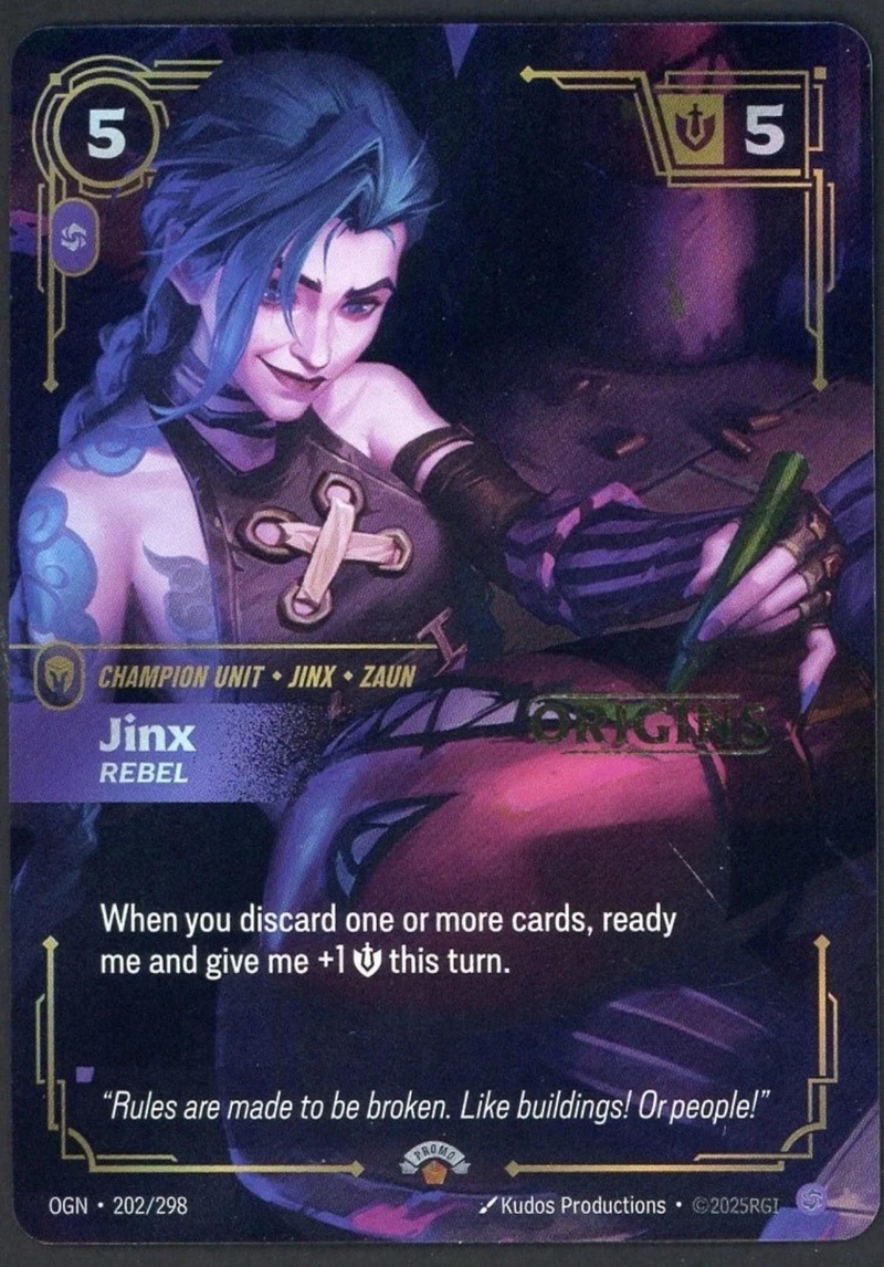 Jinx - Rebel #202 [Stamped] - Promo NM