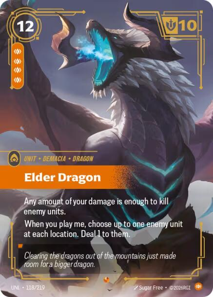 Elder Dragon #118/219 - Unleashed NM