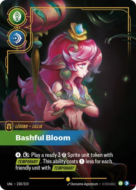 Lillia - Bashful Bloom #230/219 - Unleashed NM