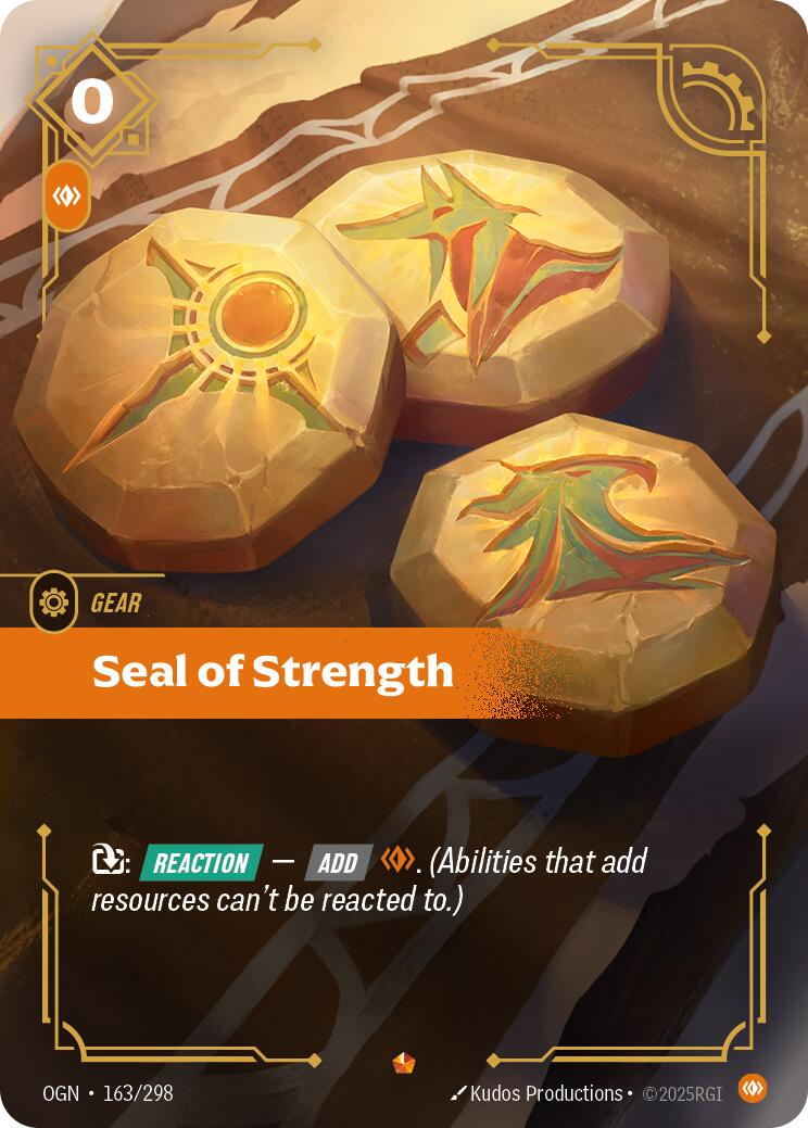 Seal of Strength #163/298 - Origins NM