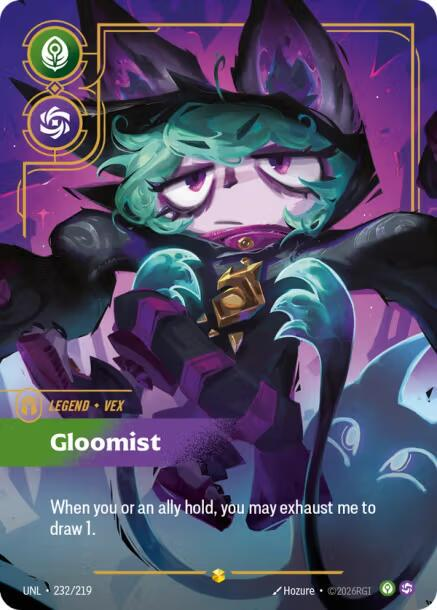 Vex - Gloomist #232/219 - Unleashed NM