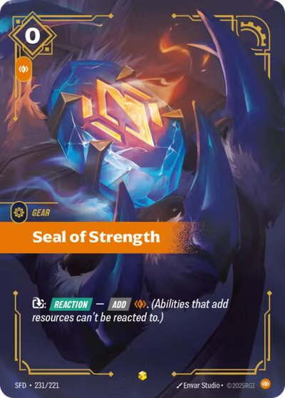 Seal of Strength #231/221 - Spiritforged NM