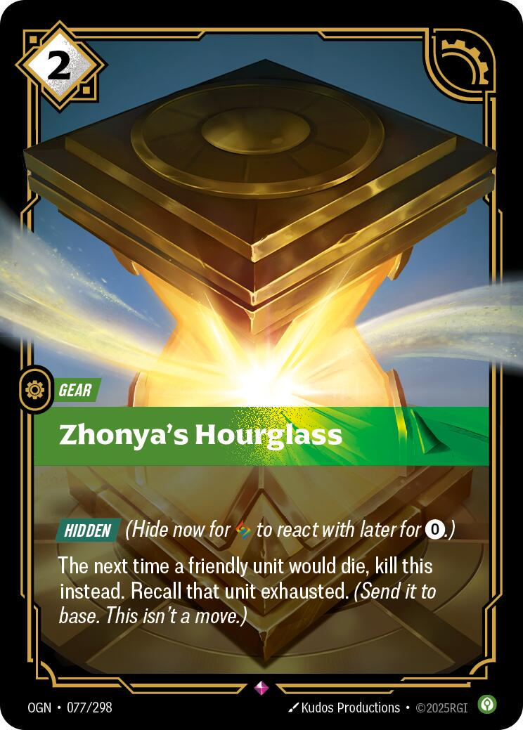 Zhonya's Hourglass #77/298 - Origins NM