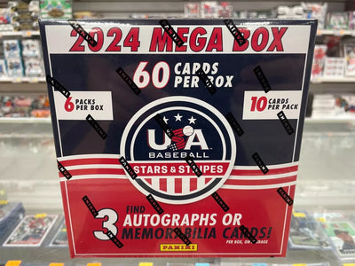 2024 Panini Stars & Stripes Baseball Mega Box (3 Auto, 1 Mem!)