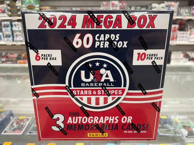 2024 Panini Stars & Stripes Baseball Mega Box (3 Auto, 1 Mem!)