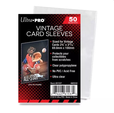 Ultra Pro Vintage Card Sleeves