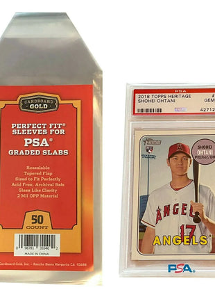 Cardboard Gold Perfect Fit PSA Sleeves 50 Count