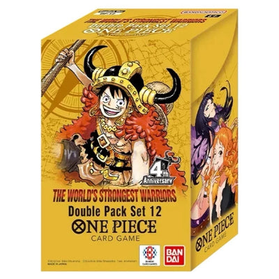 PREORDER RELEASES 8/28 Double Pack Set Vol. 12 - The World's Strongest Warriors (OP17) (LIMIT 2 PP)