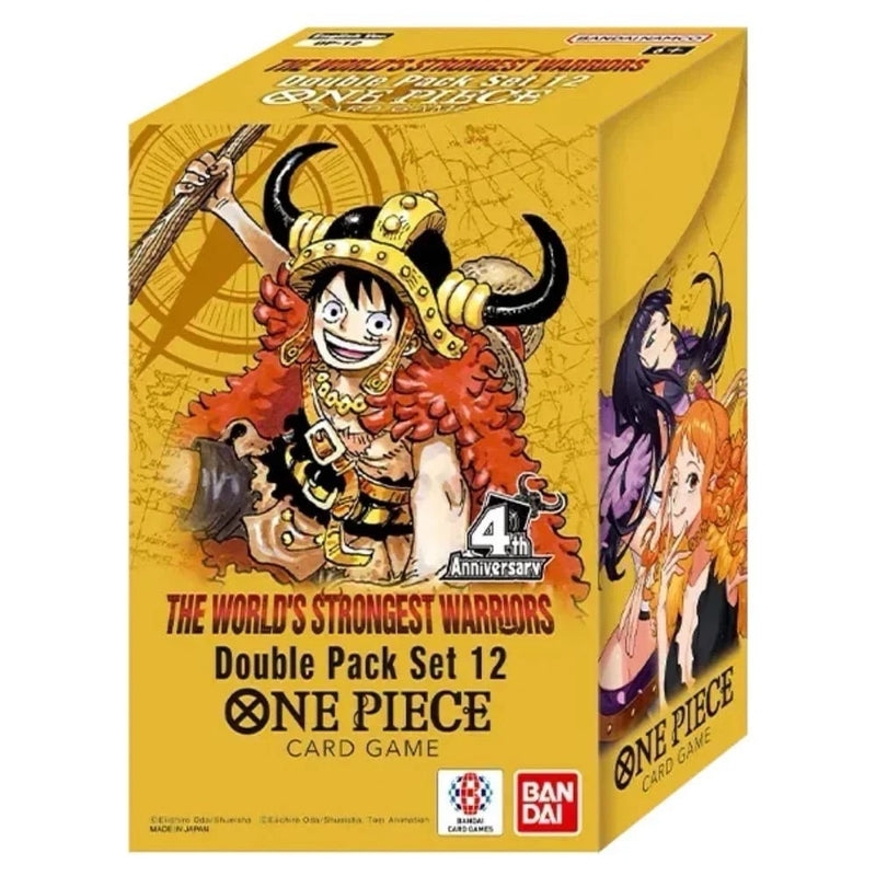 PREORDER RELEASES 8/28 Double Pack Set Vol. 12 - The World's Strongest Warriors (OP17) (LIMIT 2 PP)