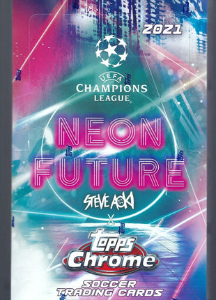2020-21 Chrome Steve Aoki Neon Future UEFA Champion's League Hobby Box