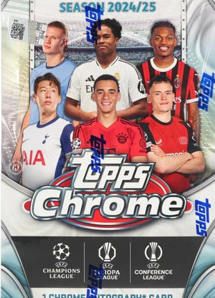 2024/25 Topps Chrome UEFA Club Competitions Hobby Box