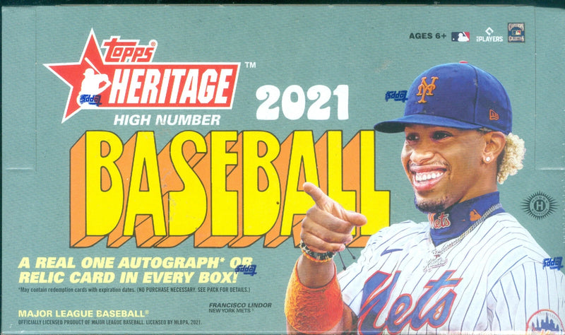 2021 Heritage High Number Hobby Box