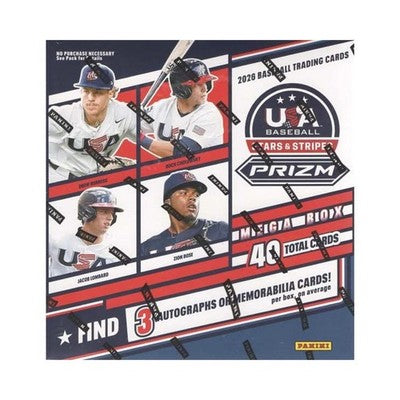 2026 Panini USA Stars & Stripes Prizm Baseball Mega