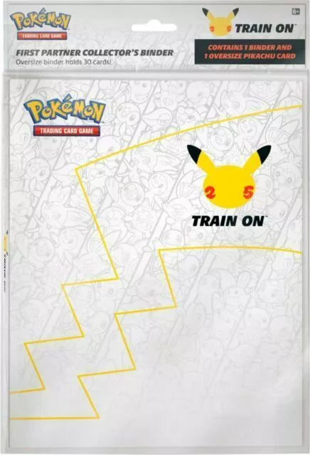 Pokemon 25th Anniversary First Partner Collectors Binder
