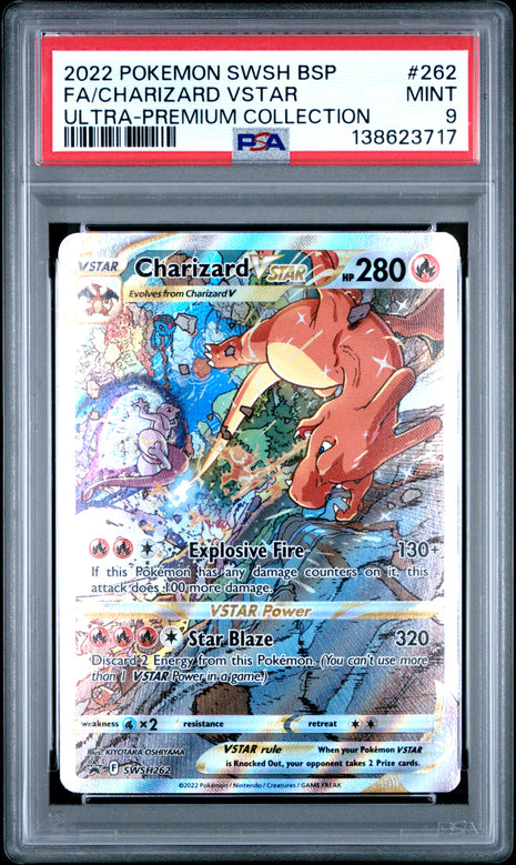 Charizard VStar swsh262/ - Promo (SP) - PSA 9