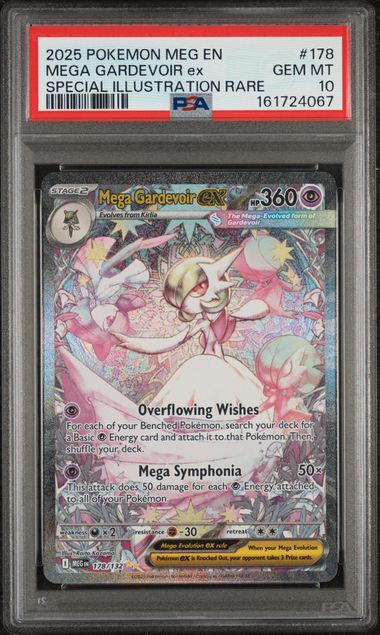 Mega Gardevoir ex 178/132 - Mega Evolution (MEG) PSA 10