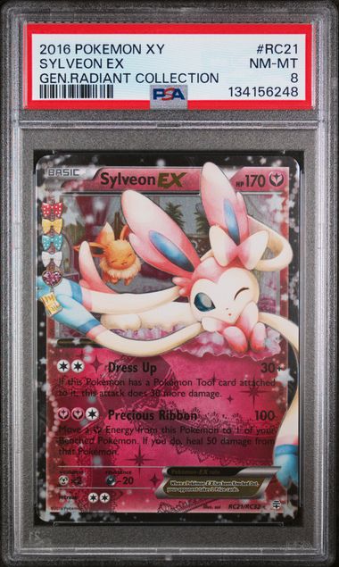 Sylveon EX rc21/rc32 - Generations (GEN) PSA 8