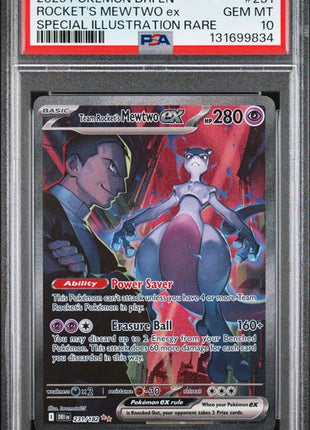 Team Rocket's Mewtwo ex 231/182 - Destined Rivals (DRI) PSA 10