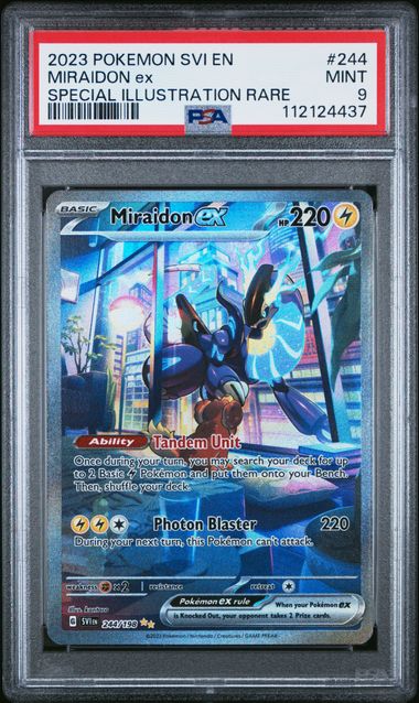 Miraidon ex 244/198 - Scarlet & Violet (SVI) PSA 9