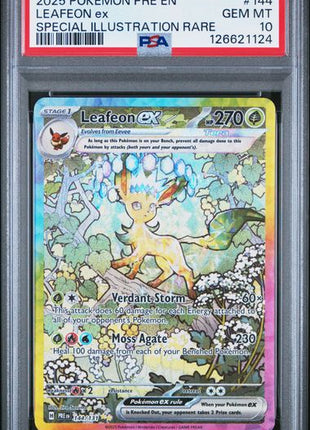 Leafeon ex SIR 144/131 PSA 10 PRE