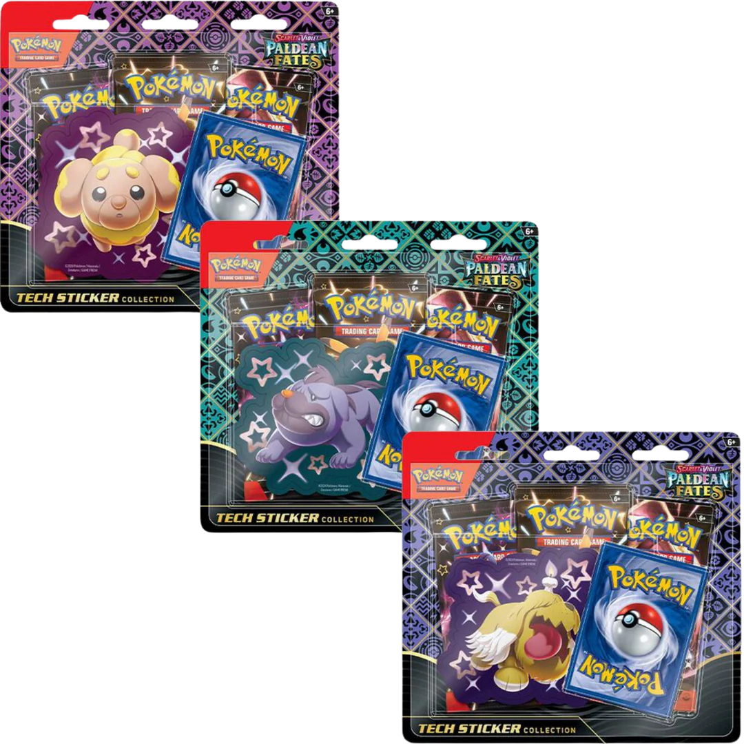 Scarlet & Violet Paldean Fates Tech Sticker Collection - Limit 3 PP