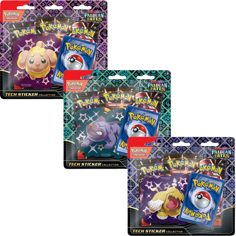 Scarlet & Violet Paldean Fates Tech Sticker Collection - Limit 3 PP