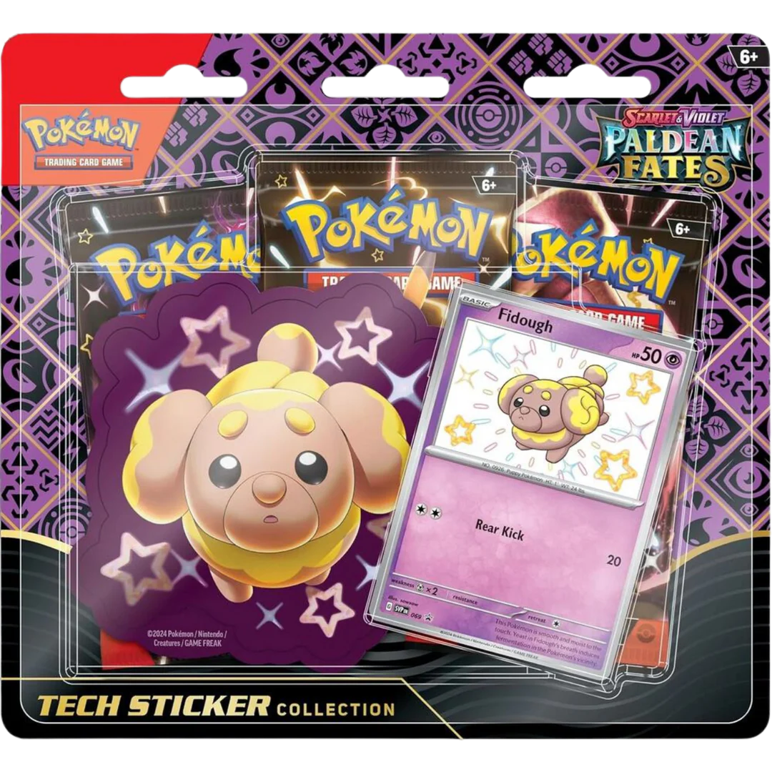 Scarlet & Violet Paldean Fates Tech Sticker Collection - Limit 3 PP