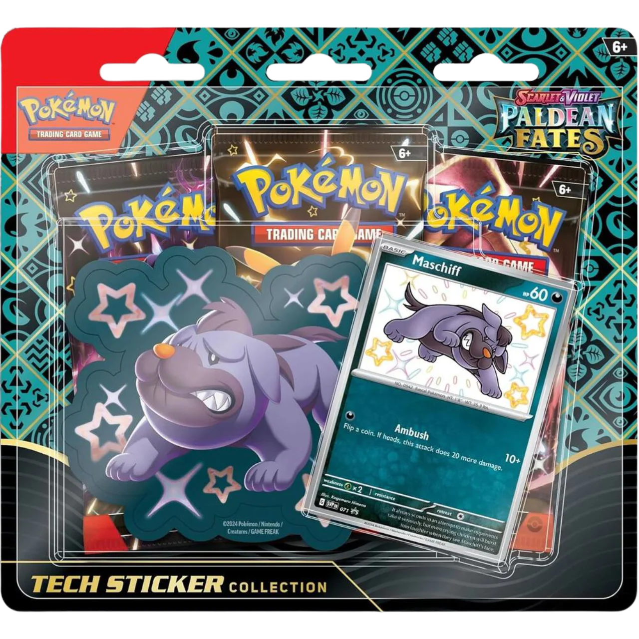 Scarlet & Violet Paldean Fates Tech Sticker Collection - Limit 3 PP