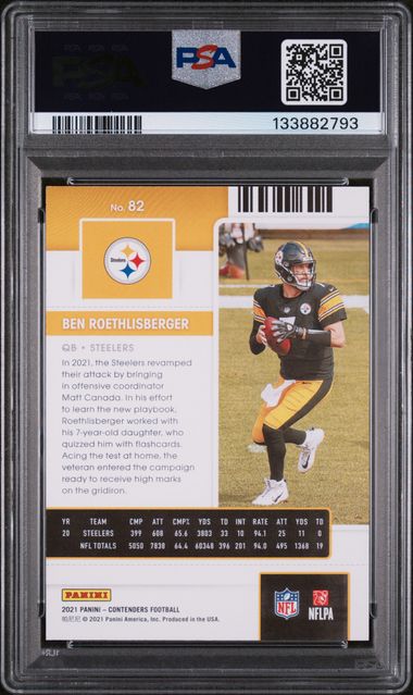 Ben Roethlisberger PSA 10 /199 2021 Contenders